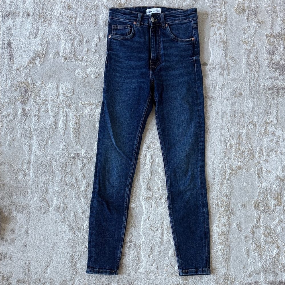 Zara Dark Indigo Skinny Jeans